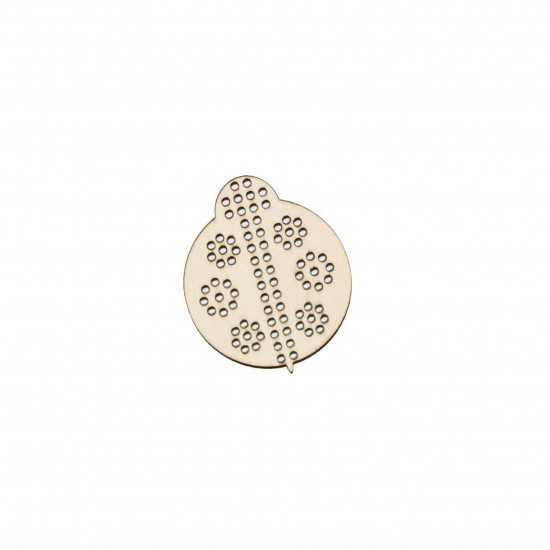 Baza Blank Tip Gherghef - Gargarita - gaurele 1,5 mm - 48x40 mm