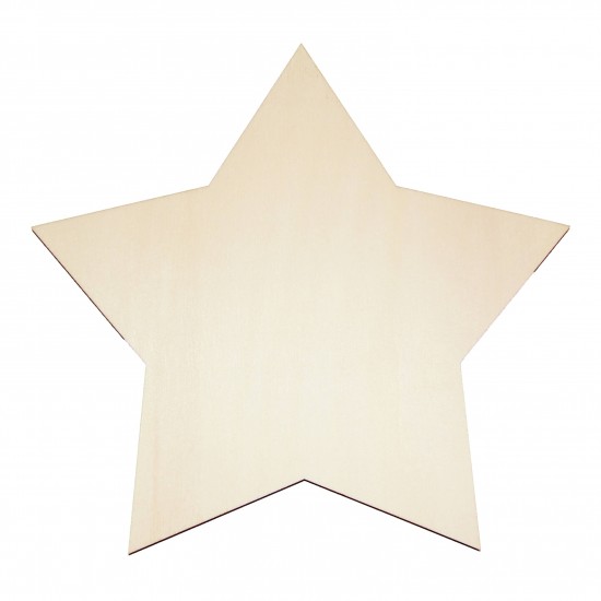 Baza blank Stea din Lemn - 215x205 mm
