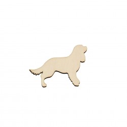 Baza blank Caine Cavalier Charles Spaniel din lemn - C10 - 50x35 mm