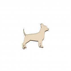 Baza blank Caine Chihuahua din lemn - C11 - 45x40 mm