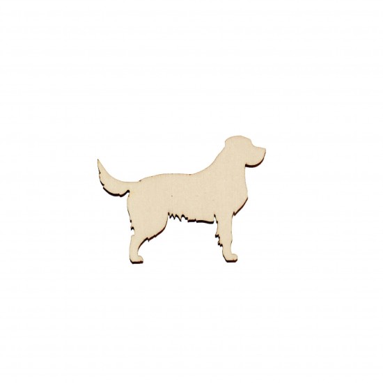 Baza blank Caine Golden Retriever din lemn - C14 - 50x37 mm