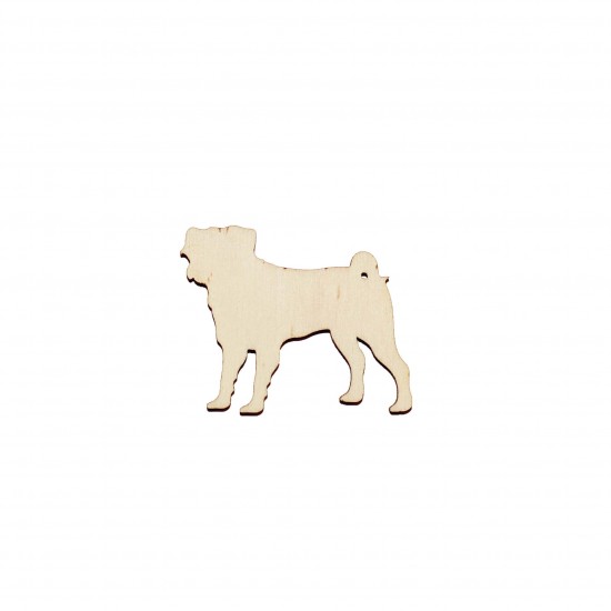 Baza blank Caine Pug din lemn - C21 - 50x40 mm