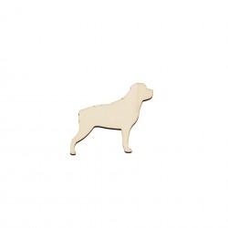 Baza blank Caine Rottweiler din lemn - C22 - 50x40 mm