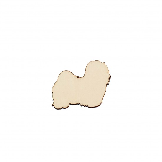 Baza blank Caine Shi Tzu din lemn - C23 - 45x35 mm