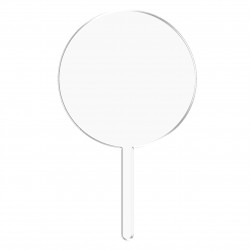 Baza Blank Acril - Topper rotund plexiglas - 250x150mm Baza Blank Acril - Topper rotund plexiglas - 250x150mm