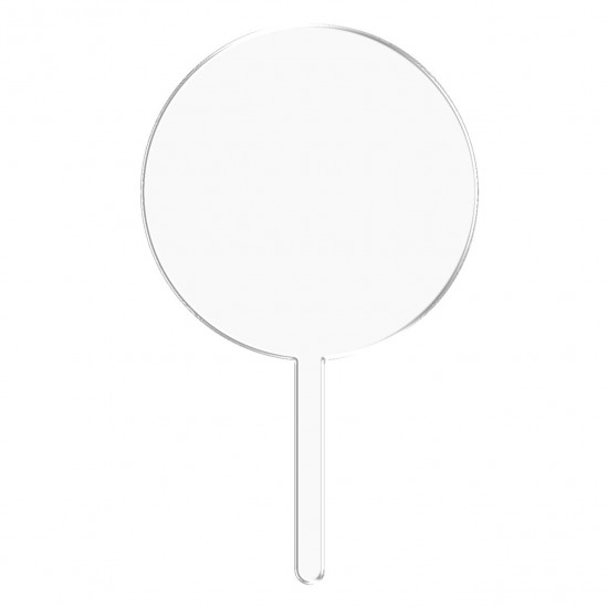 Baza Blank Acril - Topper rotund plexiglas - 250x150mm