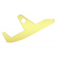 Avion Auriu din Oglinda Acrilica - Avion Oglinda Aurie - AV-012