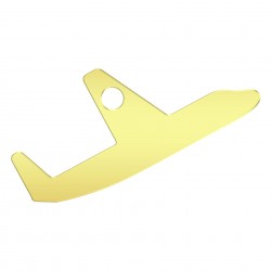 Avion Auriu din Oglinda Acrilica - Avion Oglinda Aurie - AV-012 Avion Auriu din Oglinda Acrilica - Avion Oglinda Aurie - AV-012