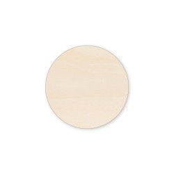 Baza blank Cerc - Disc Lemn Blank - 35x35 mm