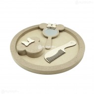 Set Blank pentru Mot - Tematica Lady Soricel - 4 Piese - Tava Rotunda - d29