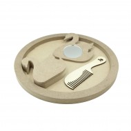 Set Blank pentru Mot - Tematica Lebada - 4 Piese - Tava Rotunda - d29