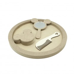 Set Blank pentru Mot - Tematica Soricel - 4 Piese - Tava Rotunda - d29