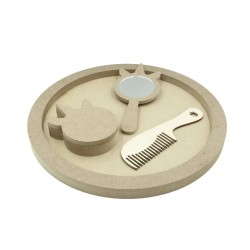 Set Blank pentru Mot - Tematica Unicorn - 4 Piese - Tava Rotunda - d29