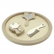 Set Blank pentru Mot - Tematica Bebelus - 4 Piese - Tava Rotunda - d34