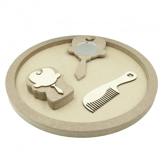 Set Blank pentru Mot - Tematica Bebelus - 4 Piese - Tava Rotunda - d34