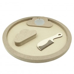 Set Blank pentru Mot - Tematica Norisor - 4 Piese - Tava Rotunda - d34