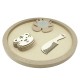Set Blank pentru Mot - Tematica Safari - 4 Piese - Tava Rotunda - d34 Set Blank pentru Mot - Tematica Safari - 4 Piese - Tava Rotunda - d34