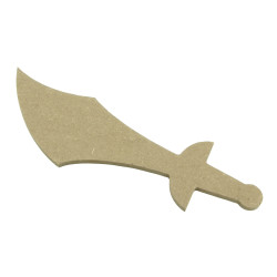 Barda - pentru Mire - Blank - Sabie Scurta Curbata