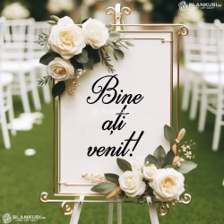 Stiker - Bine ati Venit! - 50x35 cm