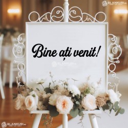 Stiker - Bine ati Venit! - 60x15 cm