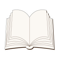 Carte Sublimabila - Silueta Carte pentru Sublimare - MDF alb melaminat   - 70x55 mm