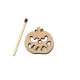Baza Blank Dovleac Halloween - D17 - 30x30 mm