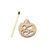 Baza Blank Dovleac Halloween - D18 - 30x30 mm