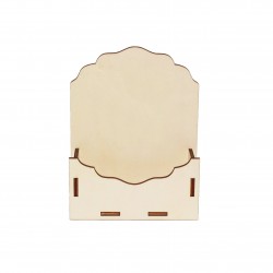 Cutie tip Plic din Lemn 13x4x17 cm - Ondulata Cutie tip Plic din Lemn 13x4x17 cm - Ondulata