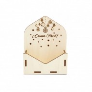 Cutie tip Plic din Lemn 13x4x17 cm - Globulete