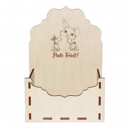 Cutie tip Plic din Lemn 18x11x25 cm - Iepuras Dragalas Cutie tip Plic din Lemn 18x11x25 cm - Iepuras Dragalas