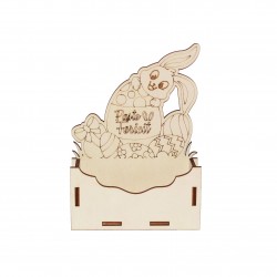 Cutie tip Plic din Lemn 13x4x18 cm - Iepuras Vesel Cutie tip Plic din Lemn 13x4x18 cm - Iepuras Vesel