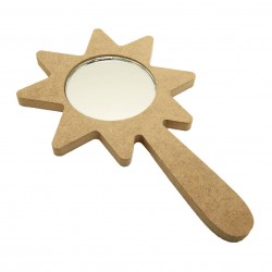 Oglinda Blank pentru Setul de Mot - 18x11x0.6 cm - Motiv Traditional