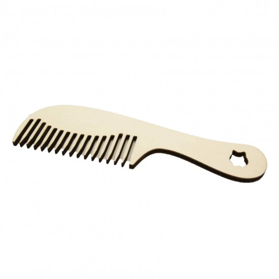 Pieptene Blank pentru Mot - Bufnita - 16x4.5cm