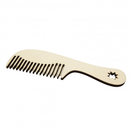 Pieptene Blank pentru Mot - Motiv Traditional - 16x4.5cm