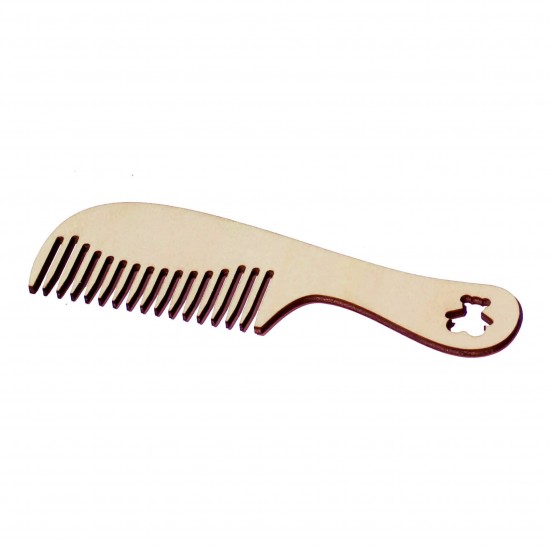 Pieptene Blank pentru Mot - Ursulet - 16x4.5cm Pieptene Blank pentru Mot - Ursulet - 16x4.5cm
