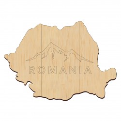 Baza Blank Harta Romaniei Gravata - 150x105 mm Baza Blank Harta Romaniei Gravata - 150x105 mm