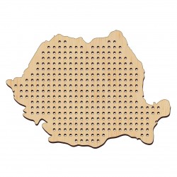 Baza Blank Harta Romaniei pentru Brodat- 105x75 mm Baza Blank Harta Romaniei pentru Brodat- 105x75 mm