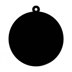 Baza Blank Acril Negru - Glob Rotund Simplu  - G2 - 80mm Baza Blank Acril Negru - Glob Rotund Simplu  - G2 - 80mm