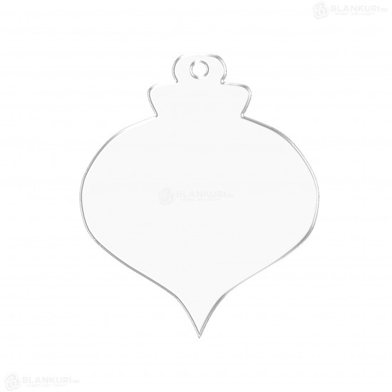 Baza Blank Acril -  Glob Ascutit  - G2 - 100x85 mm