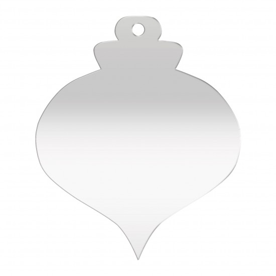 Baza Blank Oglinda Argintie -  Glob Ascutit  - G2 - 100x85 mm