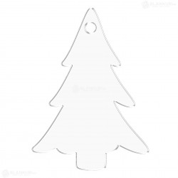 Baza Blank Acril - Brad de Craciun  H10cm - B07 - 100x70 mm Baza Blank Acril - Brad de Craciun  H10cm - B07 - 100x70 mm