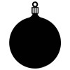 Baza Blank Acril Negru - Glob Rotund Simplu - G16