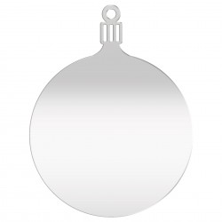 Baza Blank Oglinda Argintie - Glob Rotund Simplu - G16 Baza Blank Oglinda Argintie - Glob Rotund Simplu - G16