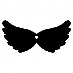 Baza Blank Acril Negru - Aripi - 001 - 100x47 mm Baza Blank Acril Negru - Aripi - 001 - 100x47 mm