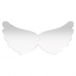 Baza Blank Oglinda Argintie - Aripi - 001 - 100x47 mm Baza Blank Oglinda Argintie - Aripi - 001 - 100x47 mm