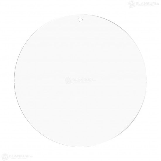 Baza Blank Acril - Glob Rotund Simplu 80mm - G18