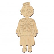 Baza Blank Barbat in Port Popular - Maramures - 100x45 mm