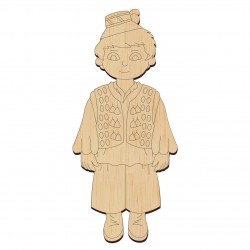 Baza Blank Barbat in Port Popular - Maramures - 100x45 mm Baza Blank Barbat in Port Popular - Maramures - 100x45 mm