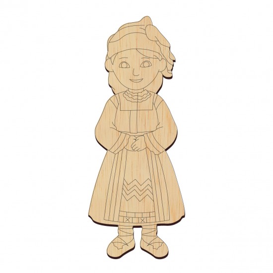 Baza Blank Femeie in Port Popular - Dobrogea - 95x38 mm Baza Blank Femeie in Port Popular - Dobrogea - 95x38 mm