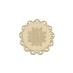 Baza Blank Tip Gherghef - Floricica - gaurele 1 mm - F01 - 80X80 mm Baza Blank Tip Gherghef - Floricica - gaurele 1 mm - F01 - 80X80 mm